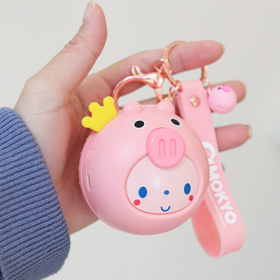 Cartoon Portable Keychain Mini Fan