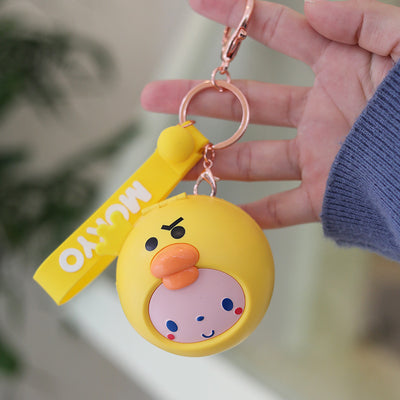 Cartoon Portable Keychain Mini Fan