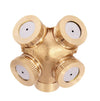 Mist Nozzles Water Spray Nozzle Garden Sprinkler Adjustable Spray Nozzle Brass Irrigation Fitting