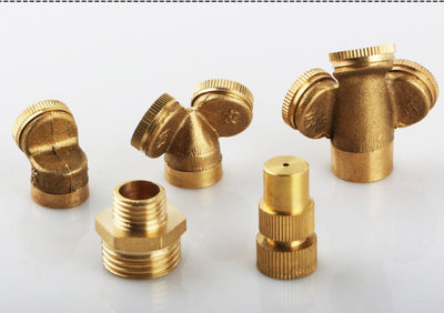 Mist Nozzles Water Spray Nozzle Garden Sprinkler Adjustable Spray Nozzle Brass Irrigation Fitting